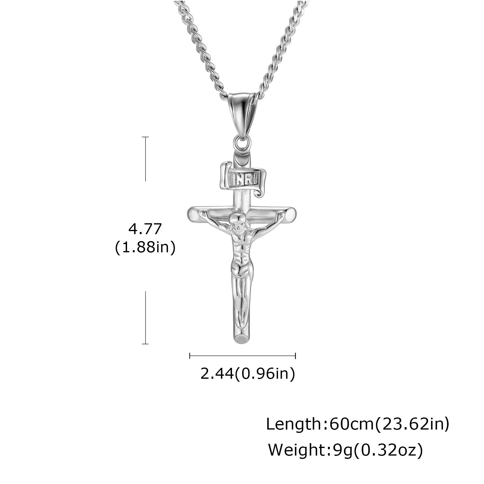 Colar Cruz com Cristo